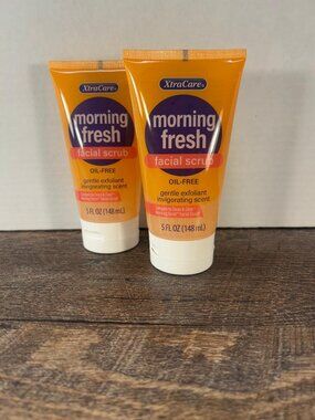New XtraCare Morning Fresh 2PC Facial Scrub Set Oil Free Exfoliator